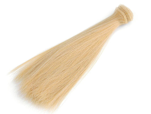 Le cheveux de poupée 20 cm - blond naturel