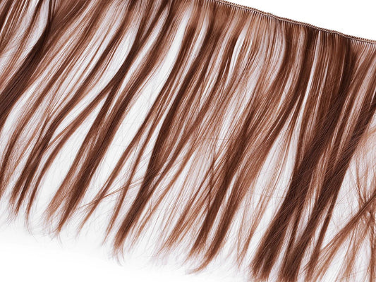 Cheveux de poupée 20 cm - brun clair