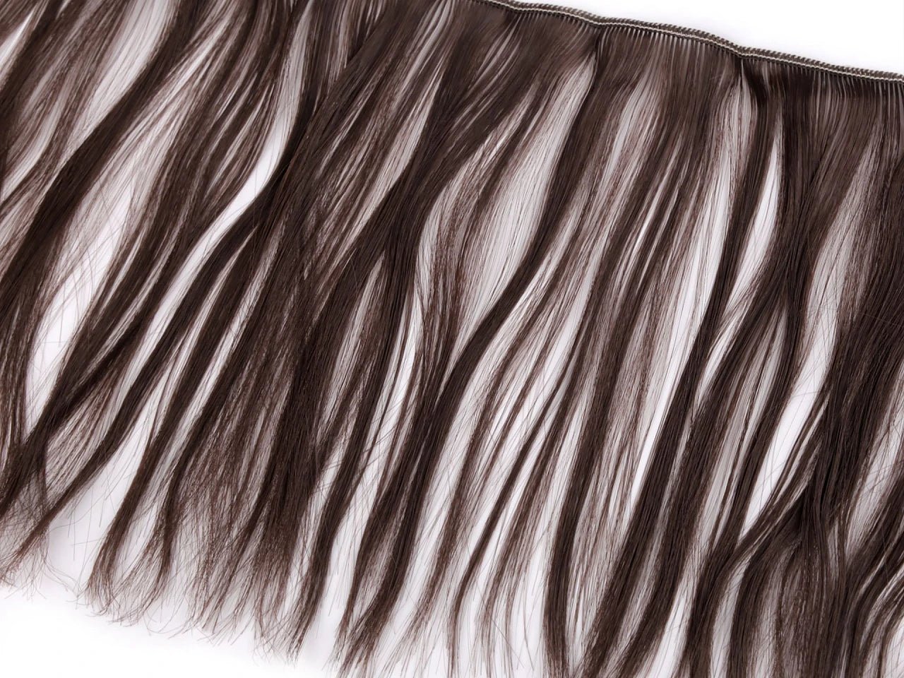 Doll hair 20 cm - black