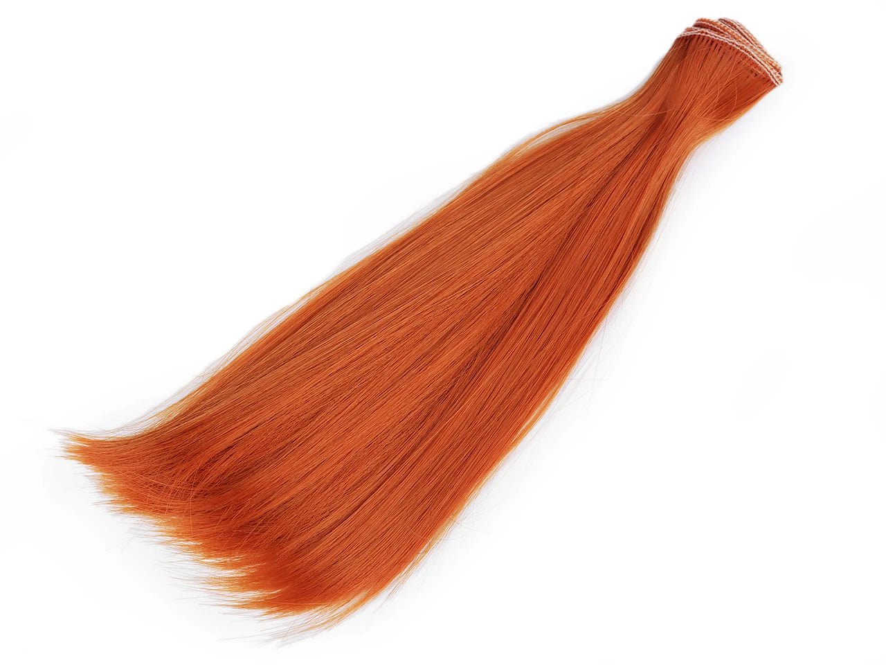 Doll hair 20 cm - auburn