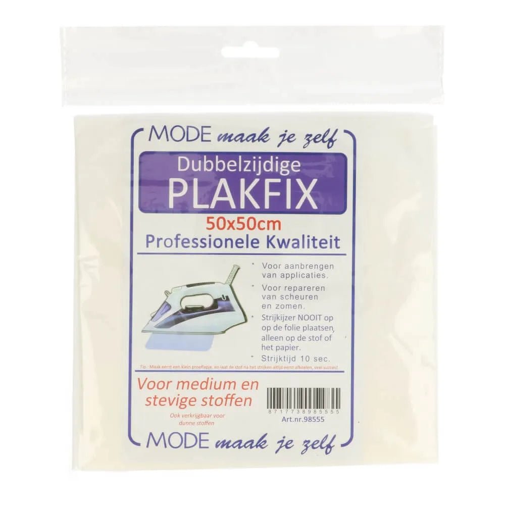 Double-sided fusible interfacing (non-woven), for medium-weight fabrics (50x50 cm pack)
