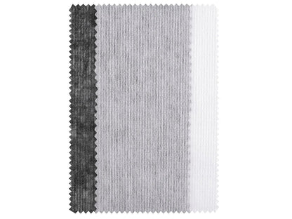 Single-sided interfacing with thread - white 38 g/m²