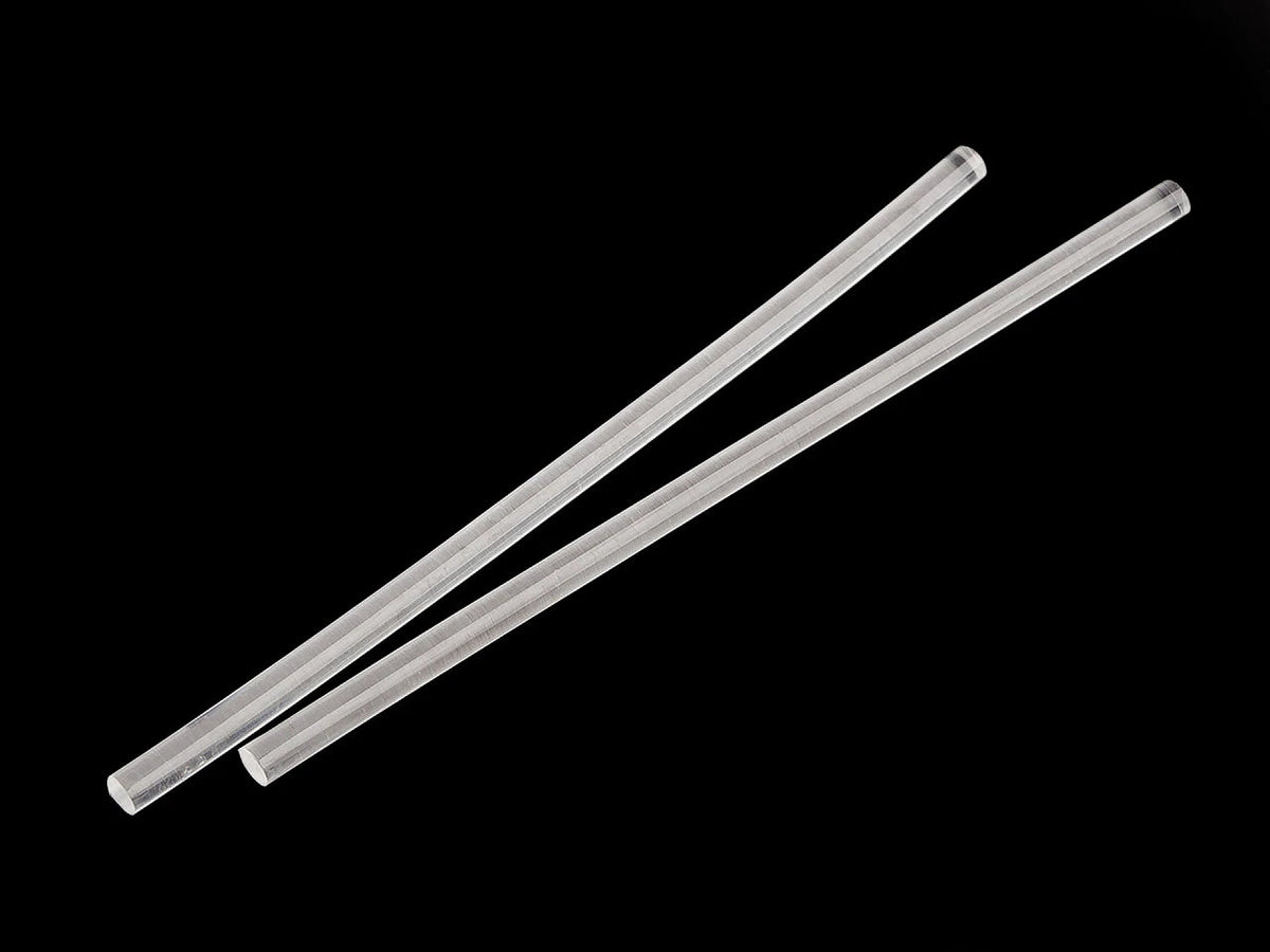 Image de bâtonnets pour pistolet à colle 7 mm × 20 cm, transparents et non jaunissants, 10 pièces – disponible en ligne chez Šarlotes audumi