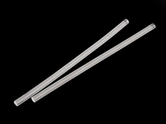 Image de bâtonnets pour pistolet à colle 7 mm × 20 cm, transparents et non jaunissants, 10 pièces – disponible en ligne chez Šarlotes audumi
