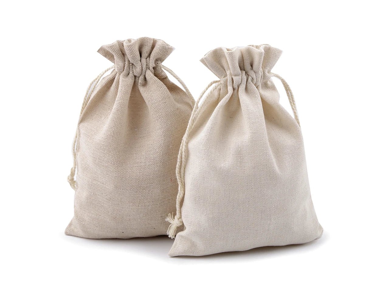 Sac en tissu de lin 13x18 cm
