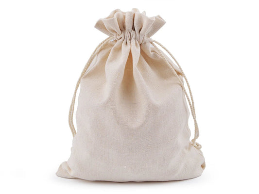 Sac en tissu de lin 17x22 cm