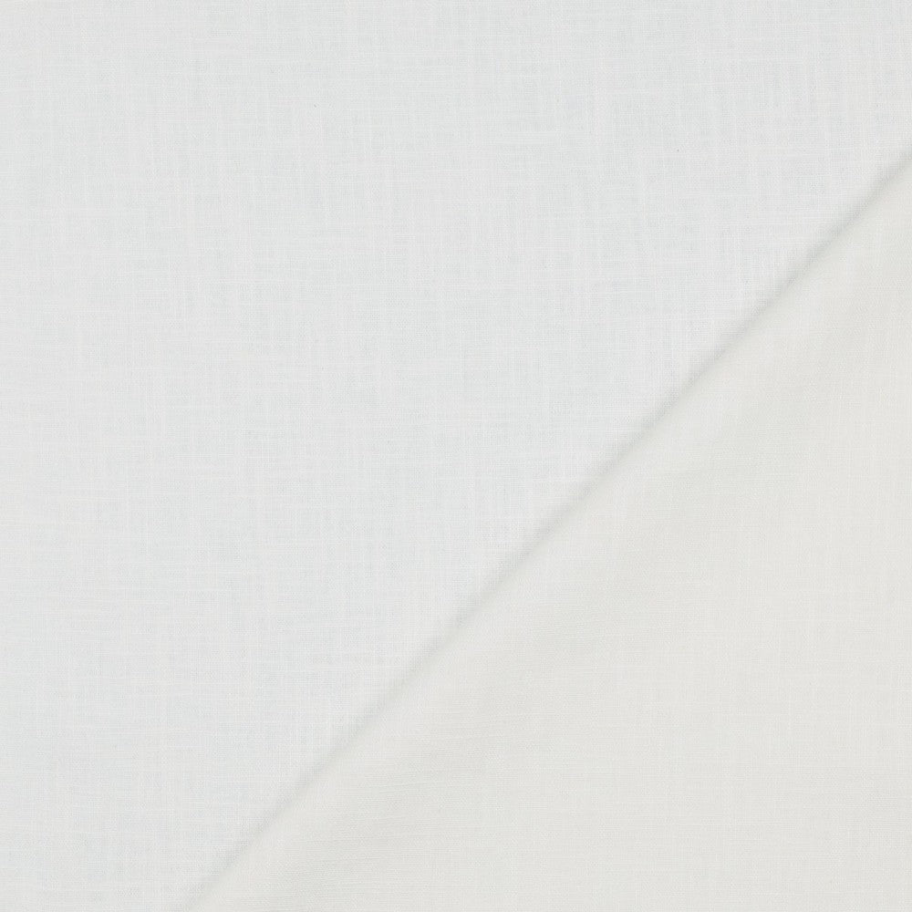 Image de tissu en lin blanc 230 g/m² – disponible chez Šarlotes audumi