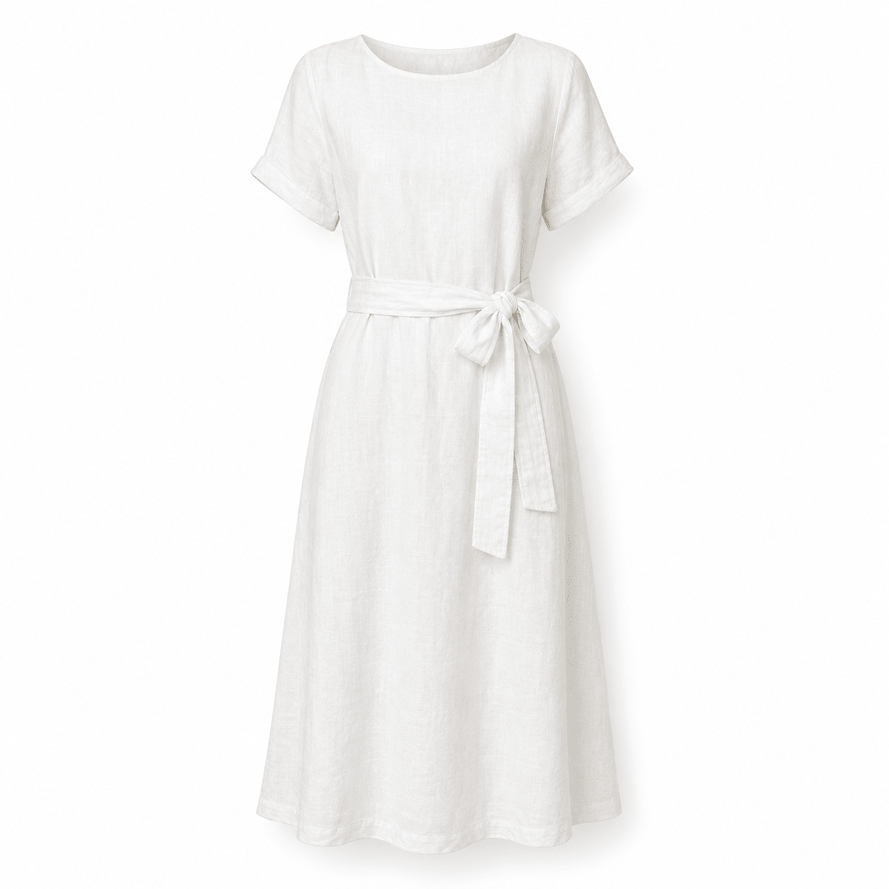 Image de tissu en lin - blanc 230 g/m² – disponible chez Šarlotes audumi