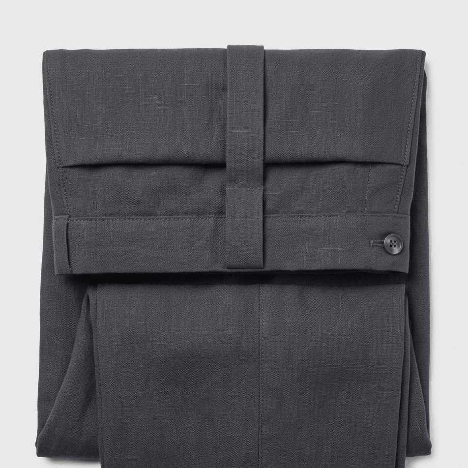 Image du tissu Lina couleur graphite 235 g/m² – disponible chez Charlotte Tissus