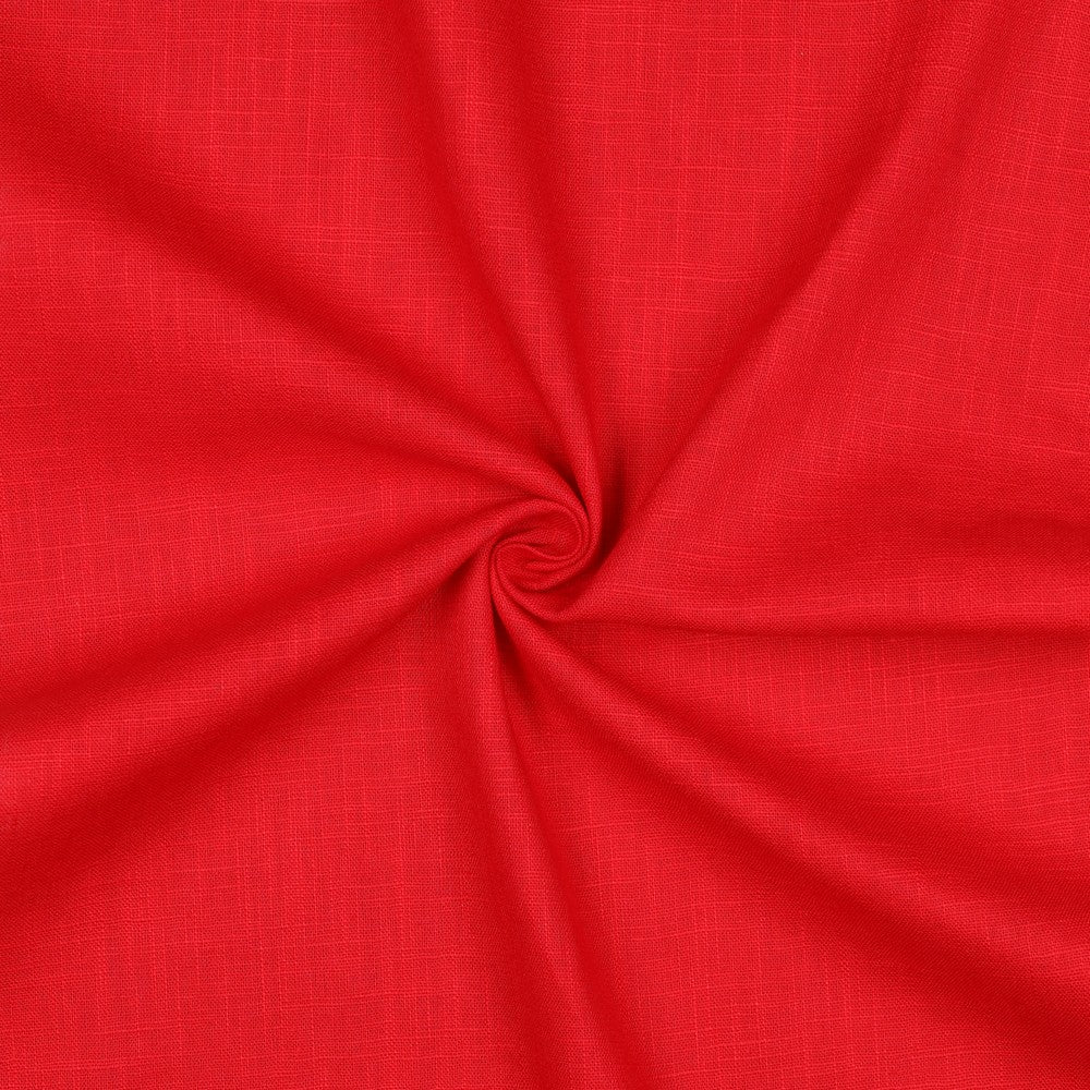 Image of linen fabric - red 230 g/m² – available at Šarlotes audumi