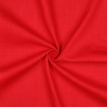 Image of linen fabric - red 230 g/m² – available at Šarlotes audumi