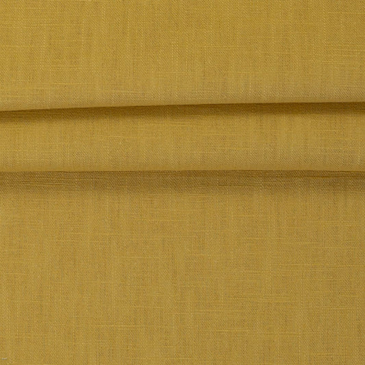 Image de tissu en lin – moutarde 235 g/m² – disponible chez Šarlotes audumi