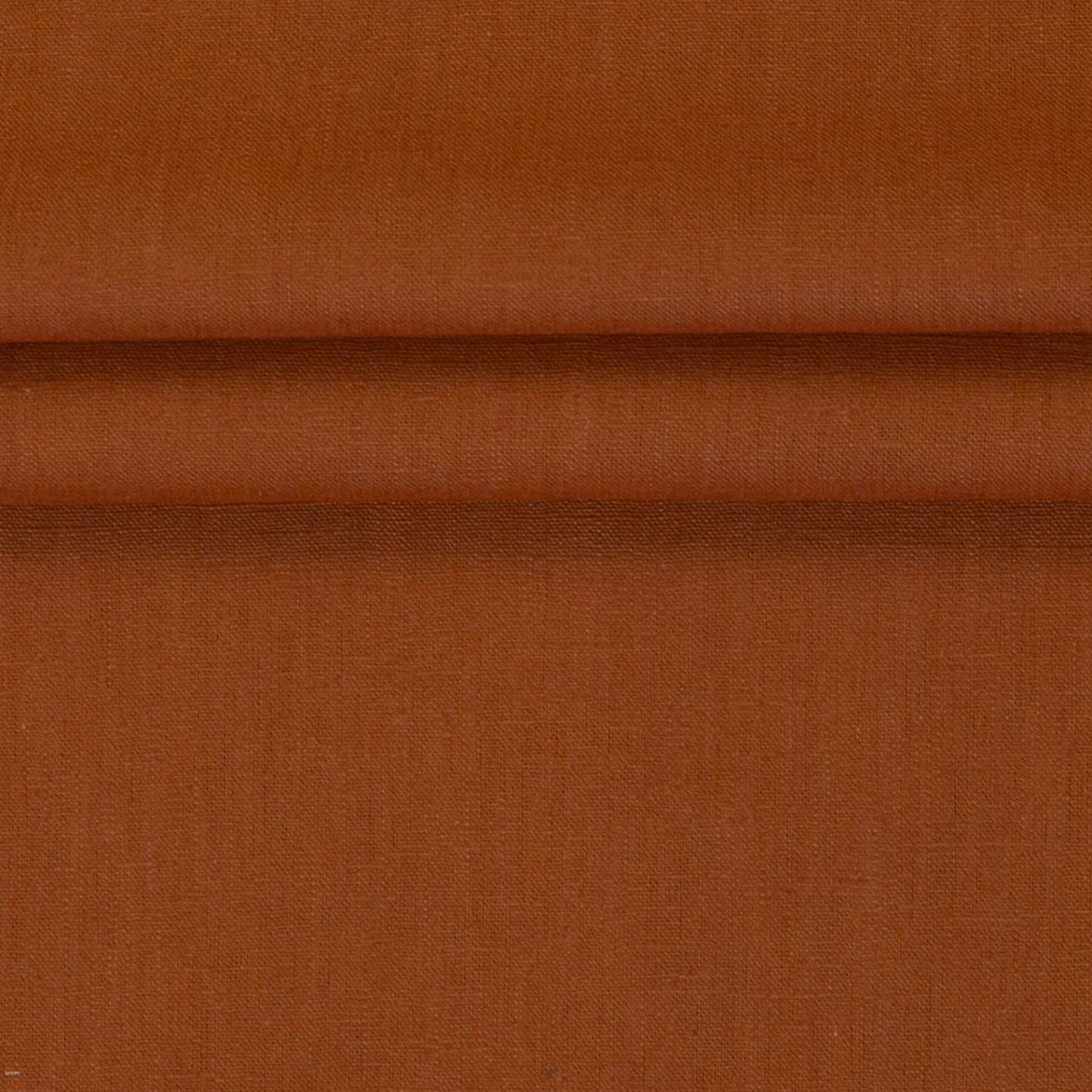 Image of linen fabric–terracotta 235 g/m² – available at Šarlotes audumi