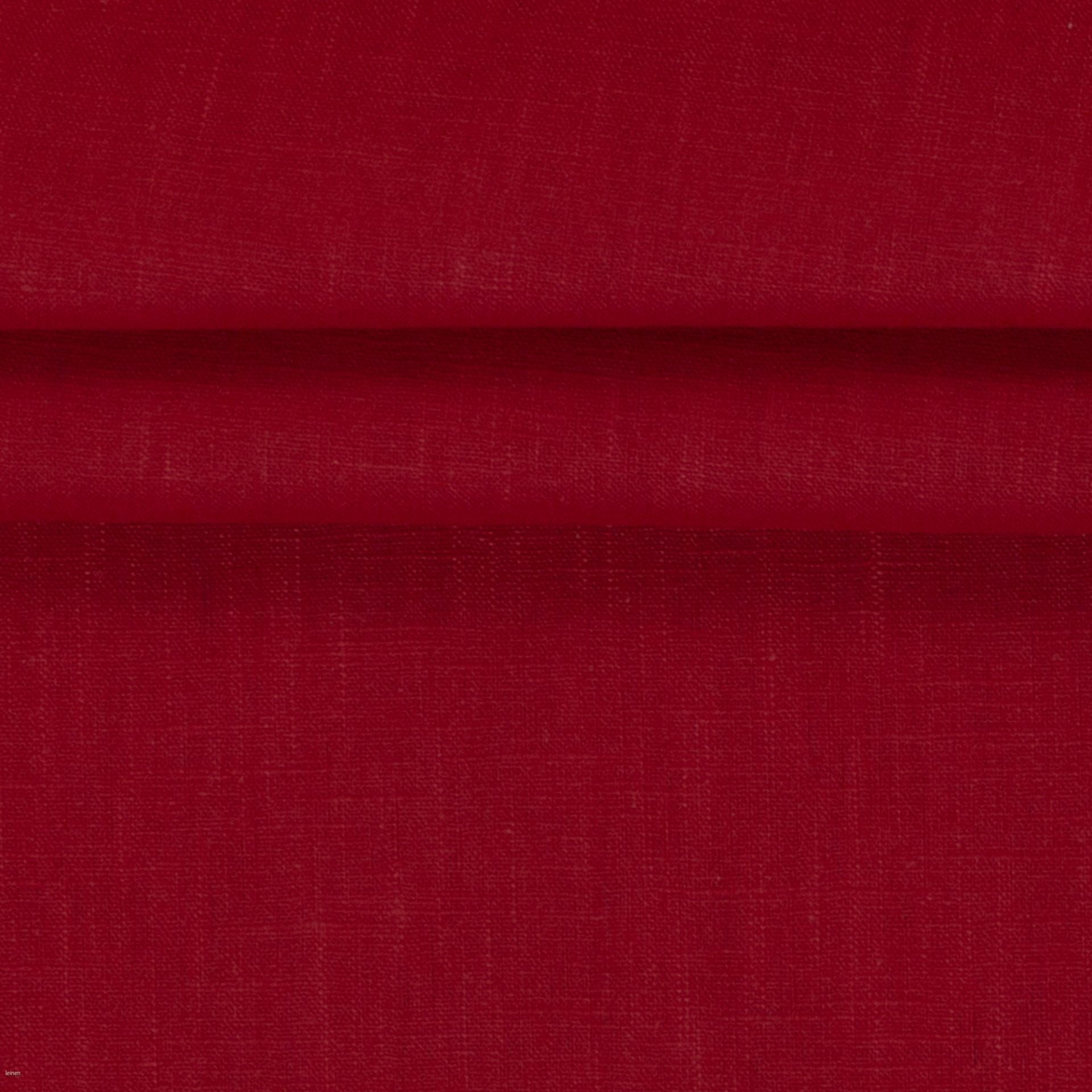 Image du tissu en lin – rouge foncé 235 g/m² – disponible chez Šarlotes audumi