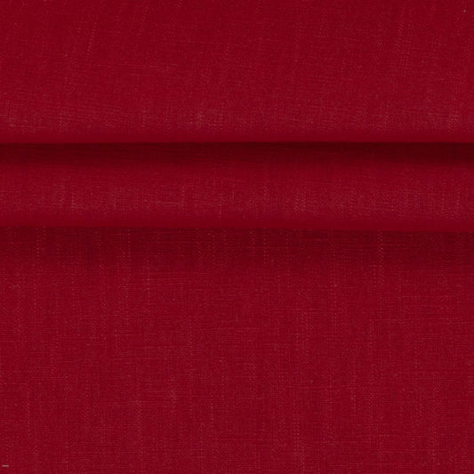 Image du tissu en lin – rouge foncé 235 g/m² – disponible chez Šarlotes audumi
