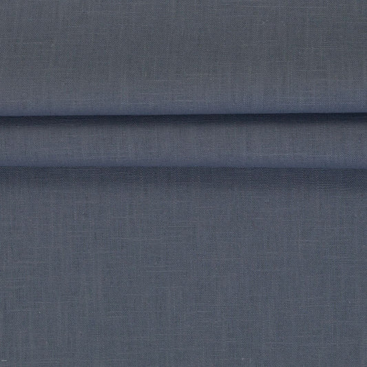 Image de tissu en lin bleu-gris 235 g/m² – disponible chez Šarlotes audumi