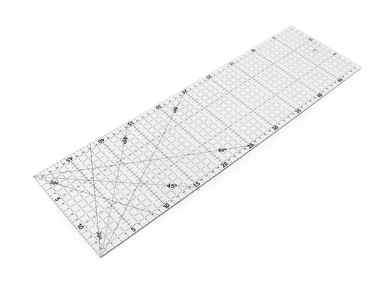 Ruler with markings 150 x 500 mm