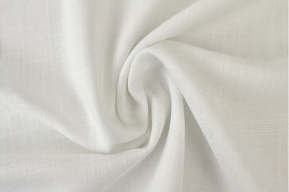 Linen with viscose - white 200 g/m²
