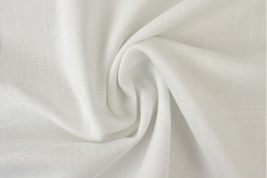 Lin avec viscose - blanc 200 g/m²