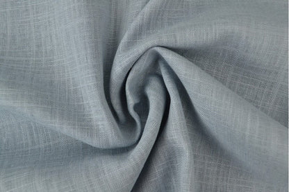 Lin avec viscose - bleu fumé 200 g/m²