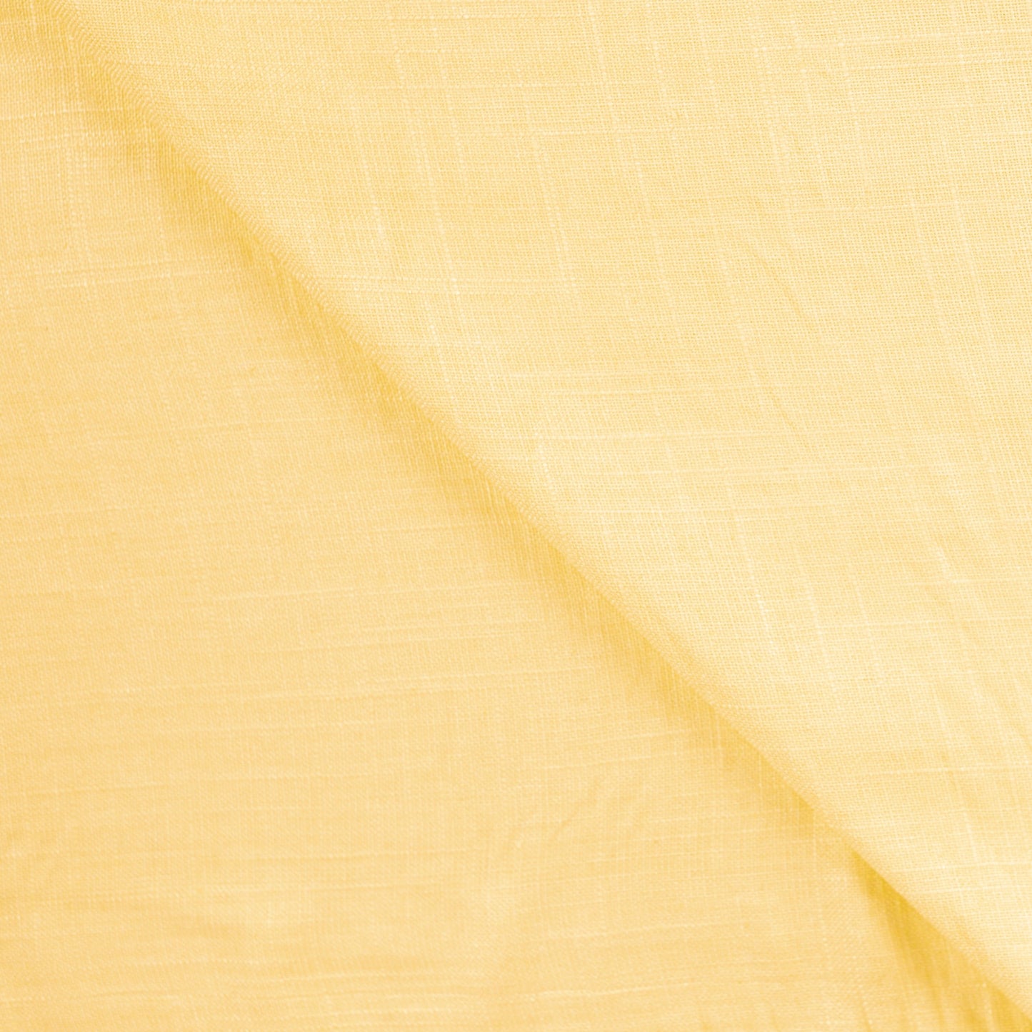 Image of yellow linen-viscose fabric – available online at Šarlotes audumi