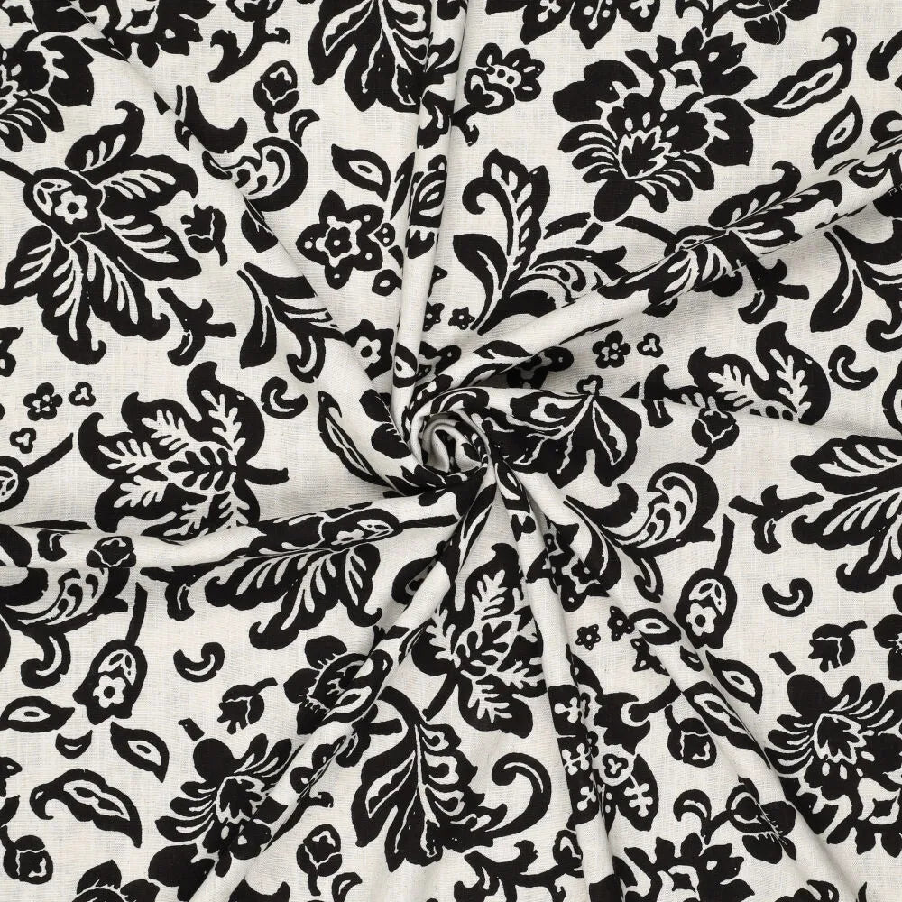 Image of linen with viscose - elegant pattern 180 g/m² – available at Šarlotes audumi
