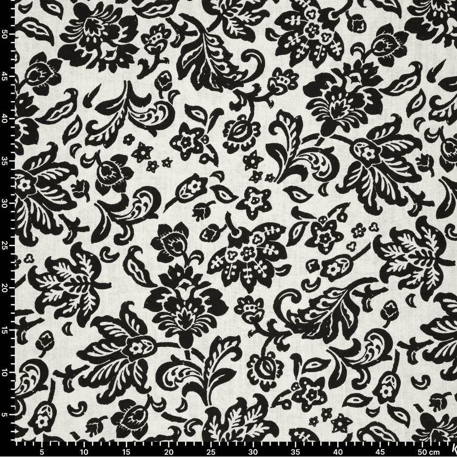 Image of linen with viscose - elegant pattern 180 g/m² – available at Šarlotes audumi