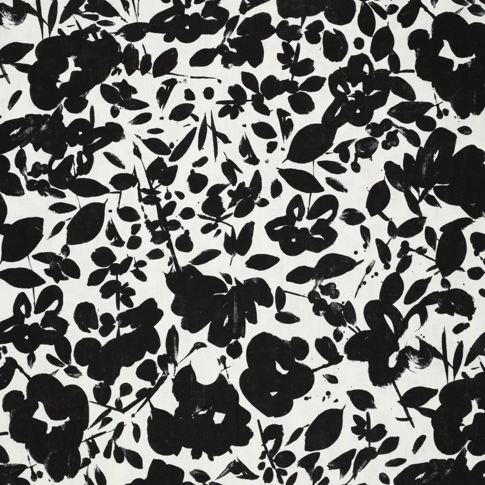 Lin avec viscose - draps noirs 180 g/m²