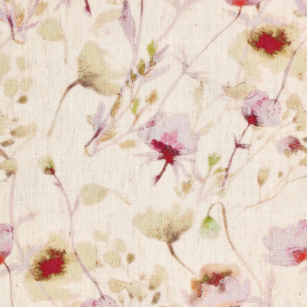 Image de lin avec viscose - petits pois fleuris 120 g/m² – disponible chez Šarlotes audumi