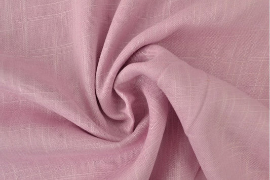 Lin et viscose - rose 200 g/m²