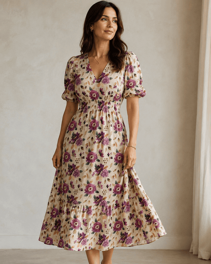 Image avec lin et viscose – aquarelle florale d’automne, disponible en ligne, Šarlotes audumi
