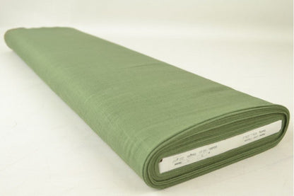 Lin avec viscose - vert mousse 200 g/m²