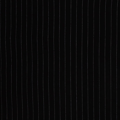 Viscose fabric with stripes - stripes on a black background 200 g/m²