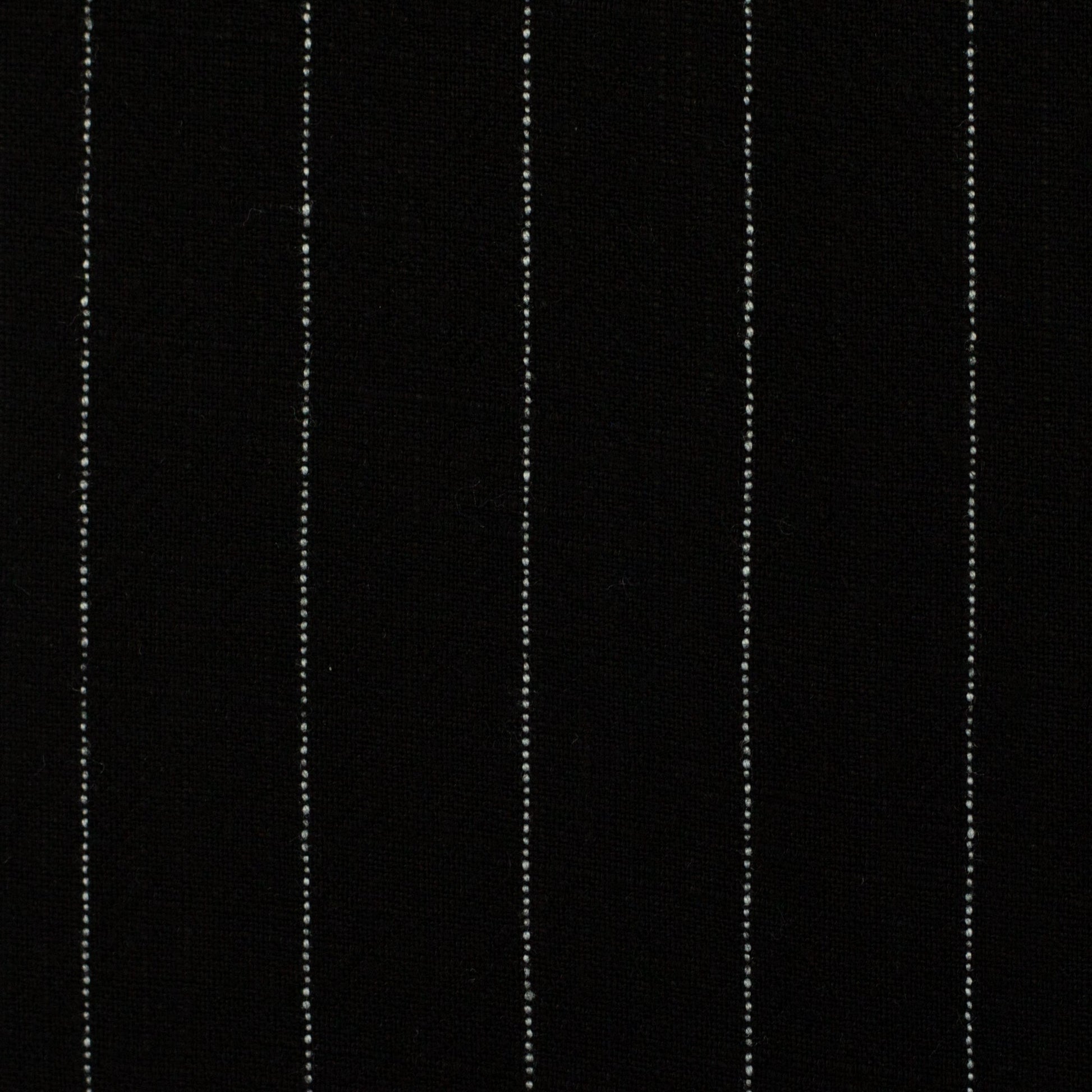 Viscose linen - stripes on a black background 200 g/m²