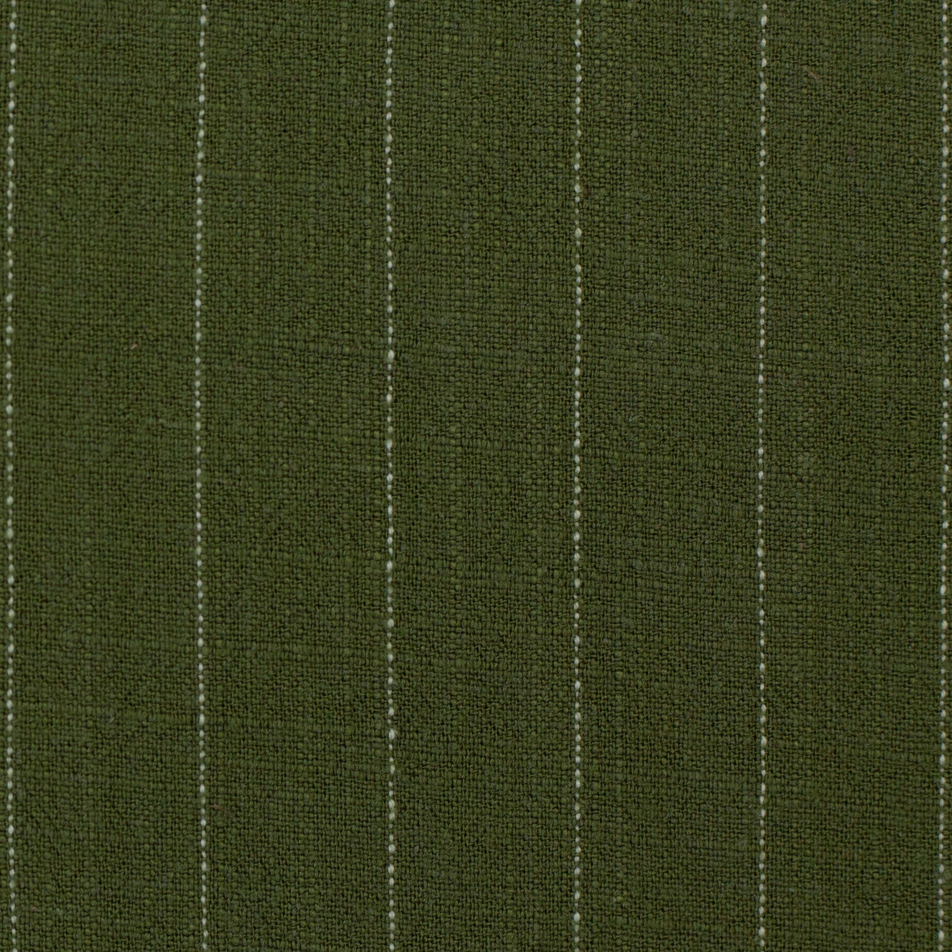 Lin avec viscose - rayures sur fond vert 200 g/m²