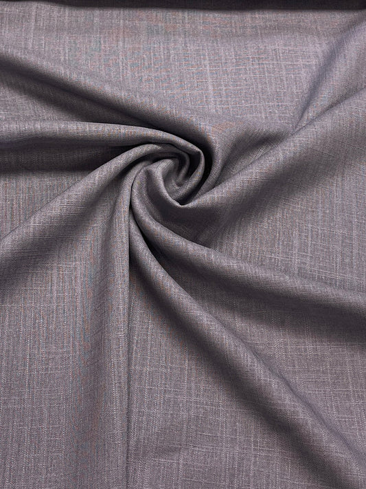 Lin avec viscose - gris acier 200 g/m²