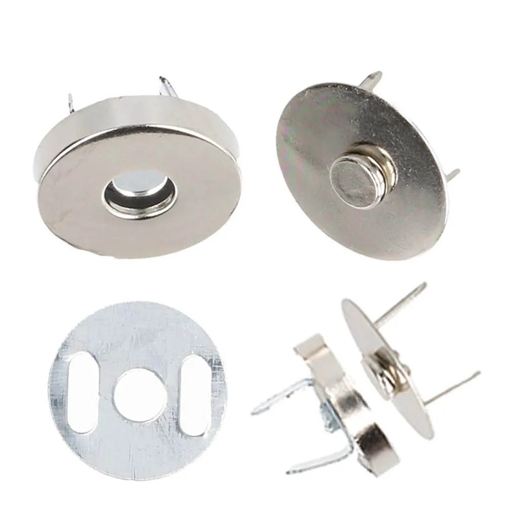 Fermoir magnétique Ø18 mm - argent