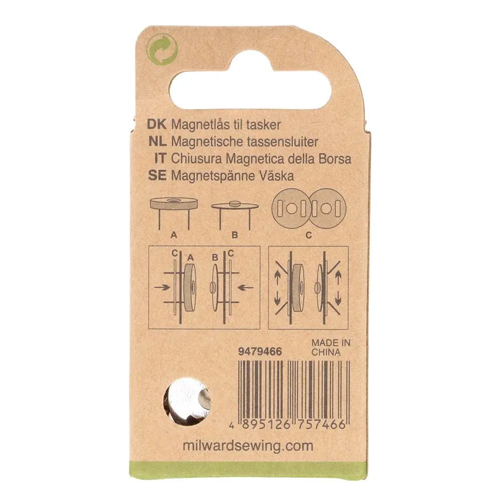 Fermoir magnétique Ø18 mm - doré