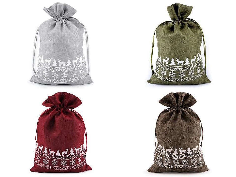 Image with a bag with pattern | 20×30 cm| in assorted shades – available at Šarlotes audumi