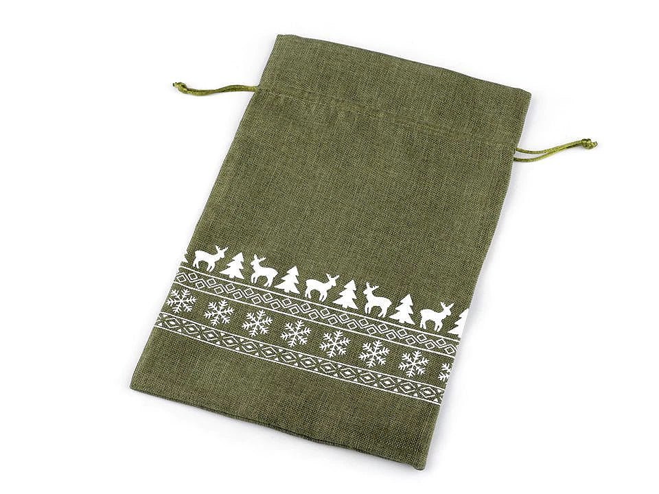 Image of a patterned bag | 20×30 cm| various shades – available at Šarlotes audumi