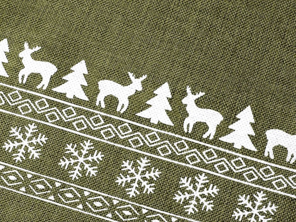 Image of a patterned pouch | 20×30 cm| in various shades – available at Šarlotes audumi