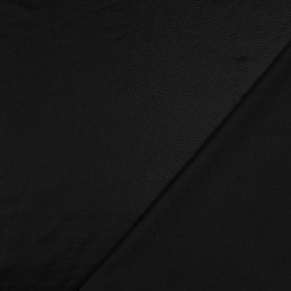 Simili cuir avec élasthanne - noir 250 g/m²