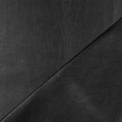 Artificial leather - black with a metallic sheen 320 g/m²