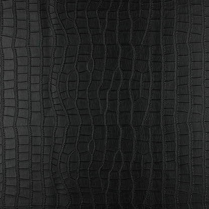 Artificial leather - black textured 340 g/m²