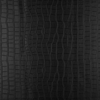 Artificial leather - black textured 340 g/m²