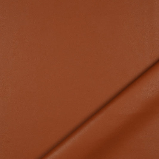 Simili cuir brun orangé 325 g/m²