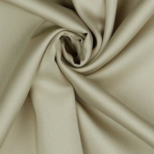 Tissu en soie synthétique - Champagne 140 g/m²