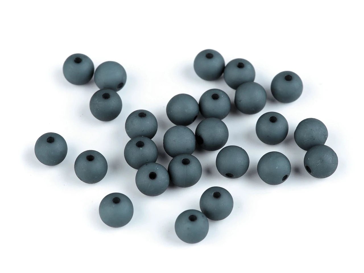 Perles acryliques mates Ø8 mm 25 pièces | de différentes teintes