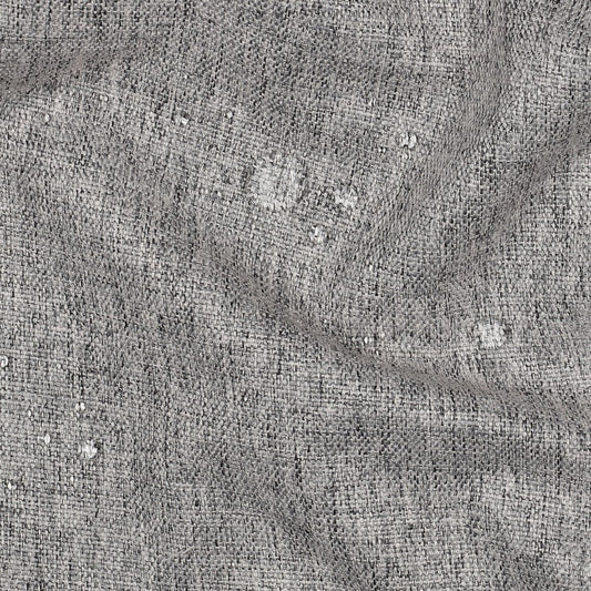 Tissu d’ameublement imperméable - gris clair chiné 220 g/m²
