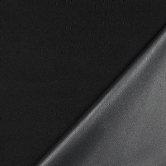 Tissu d'ameublement imperméable - noir 215 g/m²